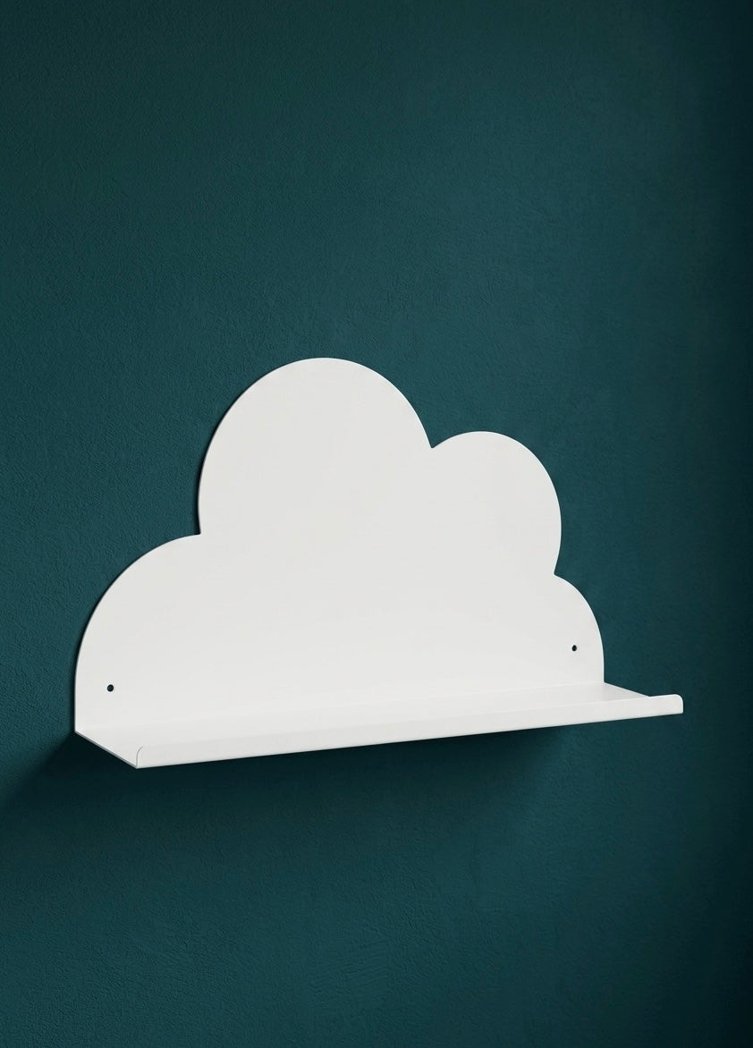 The Cloud Shelf on dark teal wall, Little Nomad